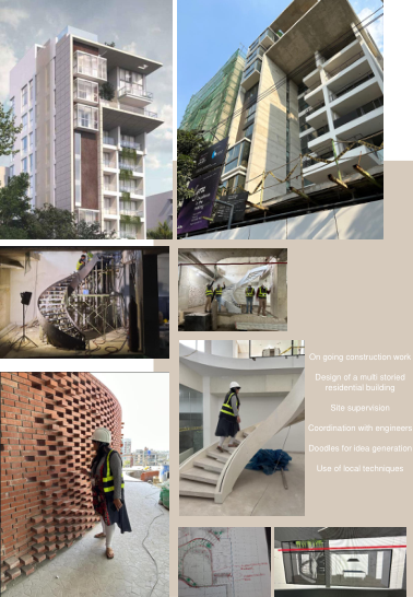 Farhana Tahseen's multi-storied residential building and construction work